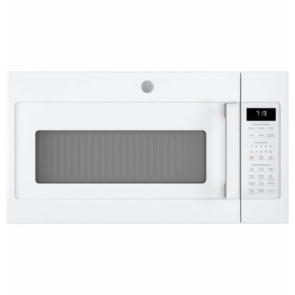 GE Appliances JVM7195DKWW Over the Range 1.9 cu. ft. Capacity Microwave Oven White
