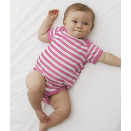 Rabbit Skins Infant Baby Rib Lap Shoulder Bodysuit