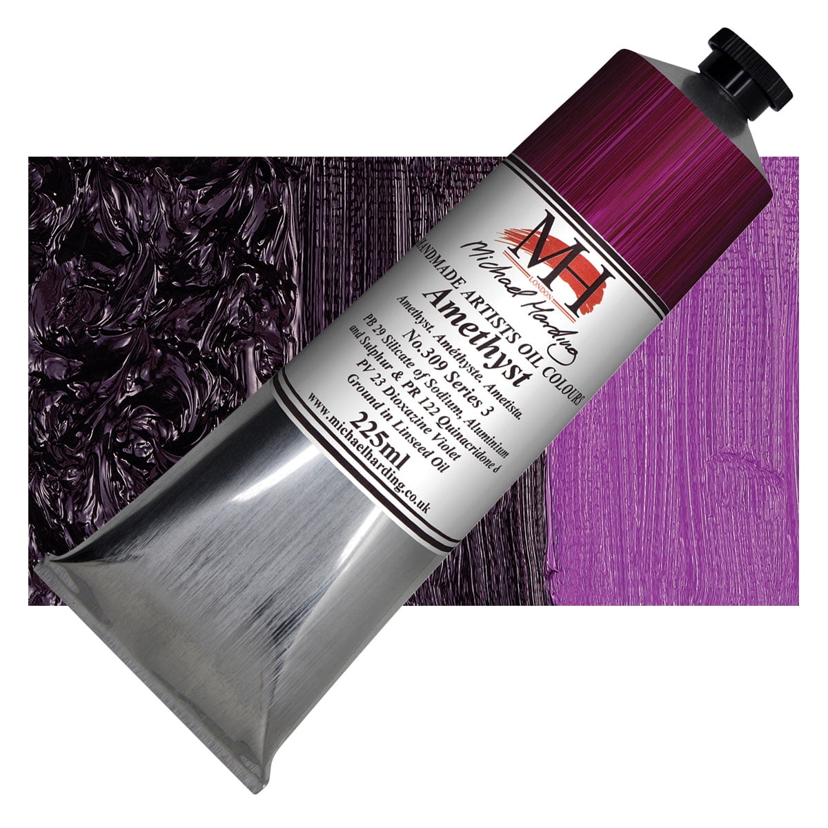 Michael Harding Artist Oil Paint Amethyst, 225 ml tube