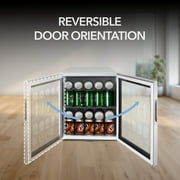 Whynter 68 Can Stainless Steel Beverage Refrigerator with Lock