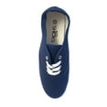 thumbnail image 2 of Shoes8teen Womens Canvas Shoes Lace up Sneakers 324 Navy 7, 2 of 5