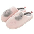 thumbnail image 2 of Vedolay Fuzzy Slippers Women Soft Fuzzy House Slippers Plush Slippers for Womens Pink,41, 2 of 5