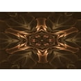 thumbnail image 1 of Ahgly Tapis Rectangulaire Lavable en Machine Intérieur Transitionnel Brun Selle, 5 Pieds x 8 Pieds, 1 of 7