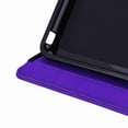 thumbnail image 6 of Dteck Case with Stand for Kindle Paperwhite 12th Gen 2024 Released (7") & Kindle Colorsoft Signature Edition, Anti-Slip Stand Embossed Leather Soft TPU Back Protective Cover with Elastic Strap, Purple, 6 of 6