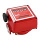 thumbnail image 1 of Medidor de flujo de combustible mecánico con pantalla de 4 dígitos y lectura clara para transferencia de combustible Rojo, 1 of 9