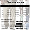 thumbnail image 4 of Baggy Sweatpants Men Drawstring Elastic Waist Comfy Waffle Pants Fall Casual Wide Leg Sweatpants Loose Fit Trousers Black 2XL, 4 of 9