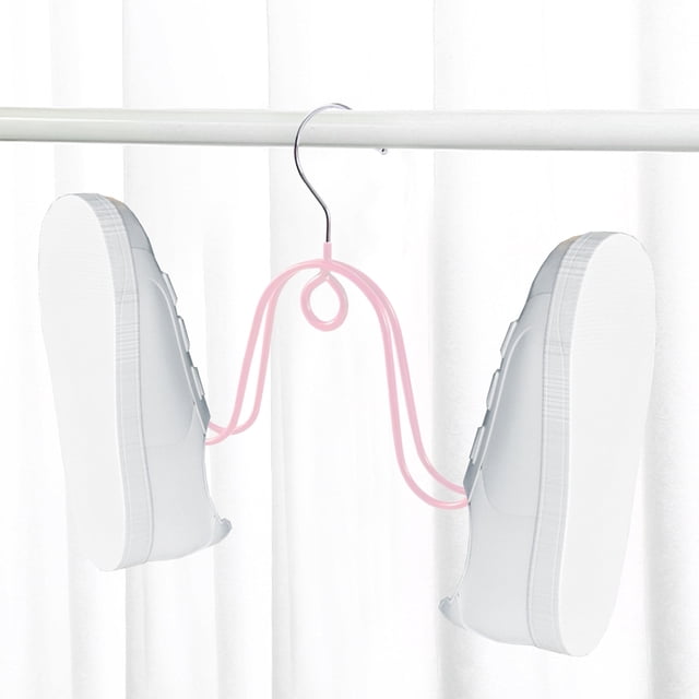 Dvkptbk Colorful Shoe Drying Rack Shoe Drying Rack Drying Shoes Accessories Outdoor Balcony Drying Shoes Windproof Hook Shelf Hanger Home Hanging Clothes Sandals Rack Color Shoe Drying Rack