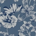 thumbnail image 4 of Laura Ashley Summerhill Midnight Blue Wallpaper, 4 of 4