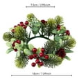 thumbnail image 2 of WMQPNNS Nouvelle Couronne de Baies Tendance pour Porte d'Entrée Élégante Vacances avec Baies Rouges Festive Hiver pour Intérieur Extérieur Maison Offres du Jour Liquidation, 2 of 5