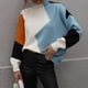 thumbnail image 2 of Suéteres Para Mujer Suéteres de Otoño Mangas Largas de Moda Cuello Redondo Color A Juego Tops Sueltos Blusa Suéter de Punto Odeerbi  ODB132211, 2 of 7