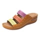 thumbnail image 1 of Amzcrzy Zapatos de mujer,Zapatos de mujer,Zapatillas de mujer, Sandalias romanas informales con plataforma y cuña para mujer, con bloques de color Sandalias Mujer Zapatillas De Casa, 1 of 9