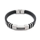 thumbnail image 2 of Pulsera magnética para desintoxicación de linfocitos de titanio ionpro para hombre, código de modelo 12061, color plata antigua, 2 of 5