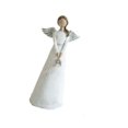 thumbnail image 2 of Figura de Ángel Gloria Adorno de Mesa de Resina, 2 of 7