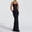 c01Black, variant on JGGSPWM Women's Halter Neck Ruched Bodycon Party Evening Gown Maxi Dress Elegant Fashion Mesh Panel Dress with Backless Red L