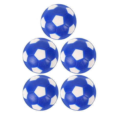 Homoyoyo 5Pcs Blue Foosball Balls PVC Material Smooth Surface for Table Football Game Supplies