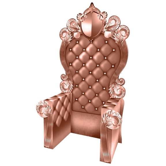 3-D Prom Throne Prop, 7' 1.75" x 3' 9.25", (1/Box)