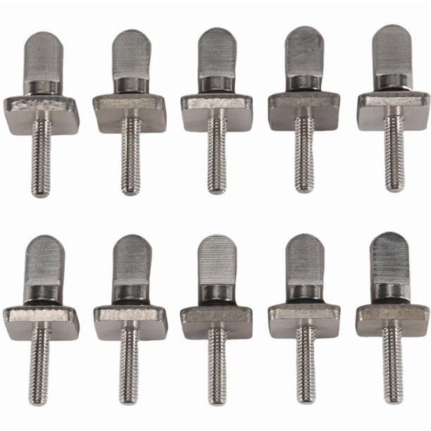 Tornillo de Aleta de Tabla de Surf ExtraíBle de 10 Piezas, Accesorios de de Surf de Aleta de Pulgar de Tornillo de Aleta para de Surf Longboards