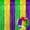 Gold Green Purple, variant on 3 Pack Black Foil Fringe Curtain 3.28×6.6Ft Shiny Metallic Streamer Backdrop, Holiday Party Photo Booth Decor
