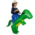 thumbnail image 1 of Disfraz inflable de dinosaurio para montar en Halloween, accesorios de actuación, juguete para padres e hijos, disfraz de muñeco inflable de dinosaurio, ropa inflable, 1 of 5