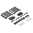 thumbnail image 1 of Accesorios de coche RC Compatible con TRX-4 Decoración de simulación Rejilla de protección de lámpara delantera Rejilla Bisagra de puerta Rejilla de entrada Cubierta de motor Compatible con orugas RC Abanopi  Accesorios de coche RC, 1 of 7