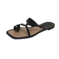 thumbnail image 2 of Norvail Summer One Foot Casual Beach Vacation Slippers Flip Flops for Women Arch Support Comfortable Thong Sandals with Square Toe & Lightweight Cushion Beach Slides, 2 of 3
