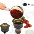 thumbnail image 2 of WHEANG Kitchen Filter Wine Juice Cup Tool Basket Strainer Collapsible Style Red Kitchen，Dining Bar, 2 of 9