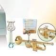 thumbnail image 3 of Mosiee Lyre For Trumpet Marching Music Stand Marching Concert Trumpet Gold Silver Metal Brass Instruments Parts & Accessories, 3 of 7