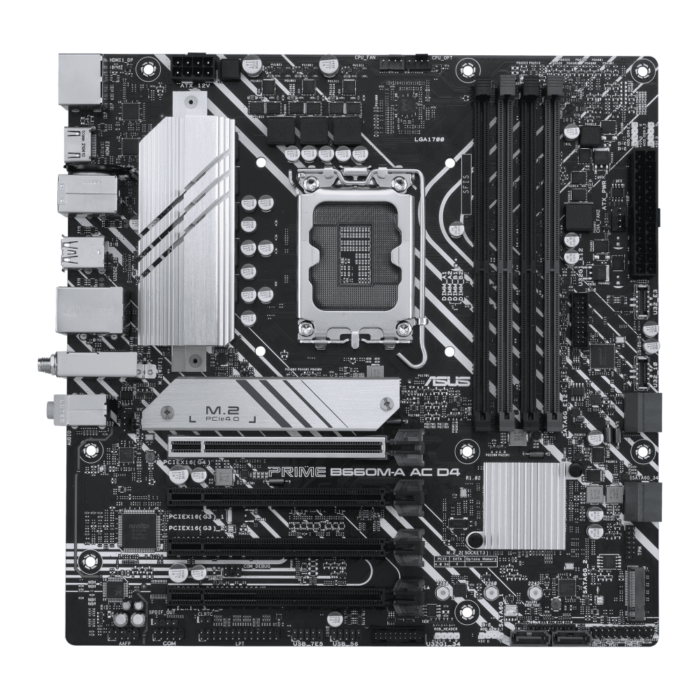 Asus prime b660m a ac d4 lga 1700 intel 12th 13th gen matx