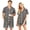 Light Gray, variant on Couples Pajama Sets Matching Halloween 2 Piece Short Sleeve Button Down Pjs Soft Lightweight Sleepwear Lounge Set for Her Him Allover Seasonal Motif Print Beige L