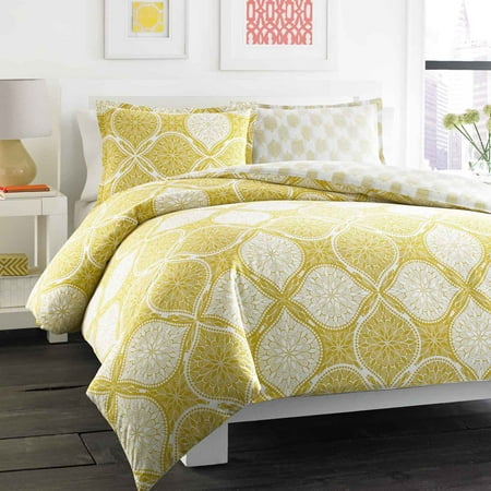 City Scene Wanderlust Reversible Duvet Cover Set