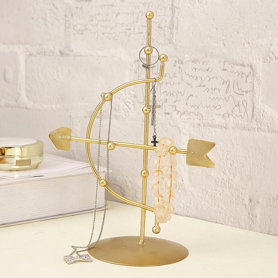 Jewelry Display Stand Table Ornament Home Decor Necklaces Bracelets Earrings Stand Decoration Stand Hanging Rack Stand for Ladies Women Girl
