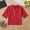 6#Red, variant on QingYiHua Girls Boys Cotton Linen Shirts Button Down V Neck 3/4 Sleeve Shirt Loose Fit Summer Casual Comfort Solid Color Tops 5 -14 Years Kids Clothes Clearance Army Green