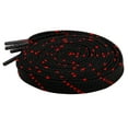 thumbnail image 1 of Santimon 2 Pairs Fashion Flat Replacement Shoelace for Sneakers/ High Tops/ Sport Shoes 55" Black Red, 1 of 4