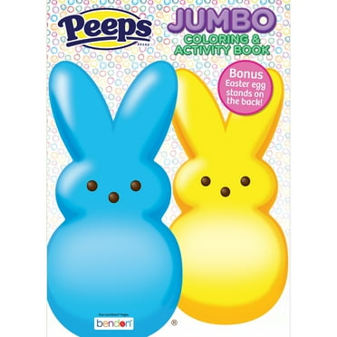 Easter Peeps 64-page Jumbo Coloring Book
