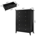thumbnail image 4 of Commode, Commode en Bois pour Bureau, Grande Table de Nuit Armoire de Rangement Organisateur, 4 of 9