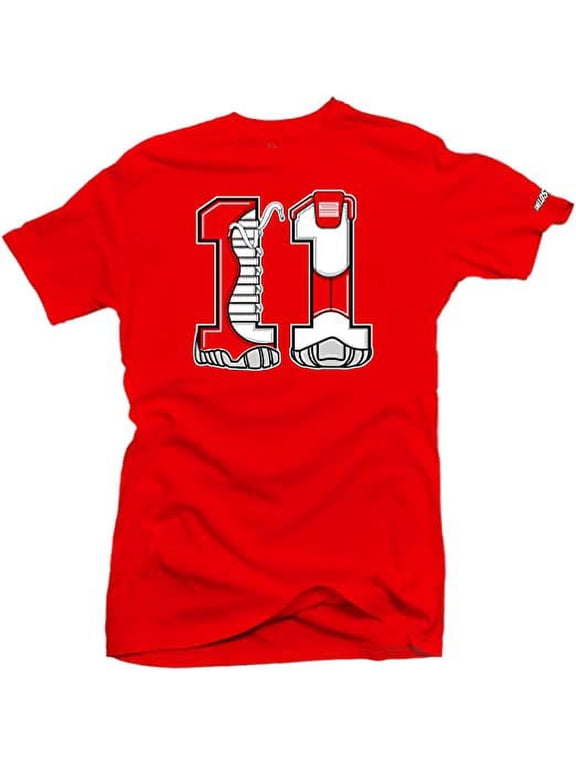 Shirt to Match Jordan 11 Cherry Varsity Red Match Jordan Tee