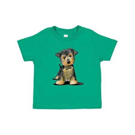 

Inktastic Little Gent Yorkie Gift Toddler Boy or Toddler Girl T-Shirt