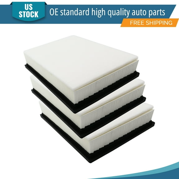 YXPCARS 3PCS Front Engine Air Filter for Toyota 4Runner FJ Cruiser 10-14 Lexus GX460 2010-2022, New Air Filter Replacement (CA10835)