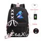 thumbnail image 1 of Disney Stitch-mochila con carga Usb para niños y niñas, morral escolar para hombres y mujeres, morral para adolescentes, morral diario con cinta Fivean unisex, 1 of 2