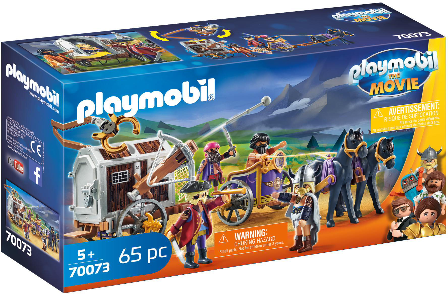 PLAYMOBIL THE MOVIE Charlie with Prison Wagon - image 2 of 7