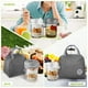 thumbnail image 5 of Frascos de avena para la noche con tapas y cucharas, pajitas, bolsa bento, kit de contenedores para enlatar yogur, avena, cereales y ensalada de frutas., 5 of 5