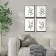 thumbnail image 3 of Botanical Wall Art Set of 4 Leaves Plants Framed Wall Decor 8x10 Sage Green Wall Art with Watercolor Pictures Minimalist for Bathroom Office, 3 of 6