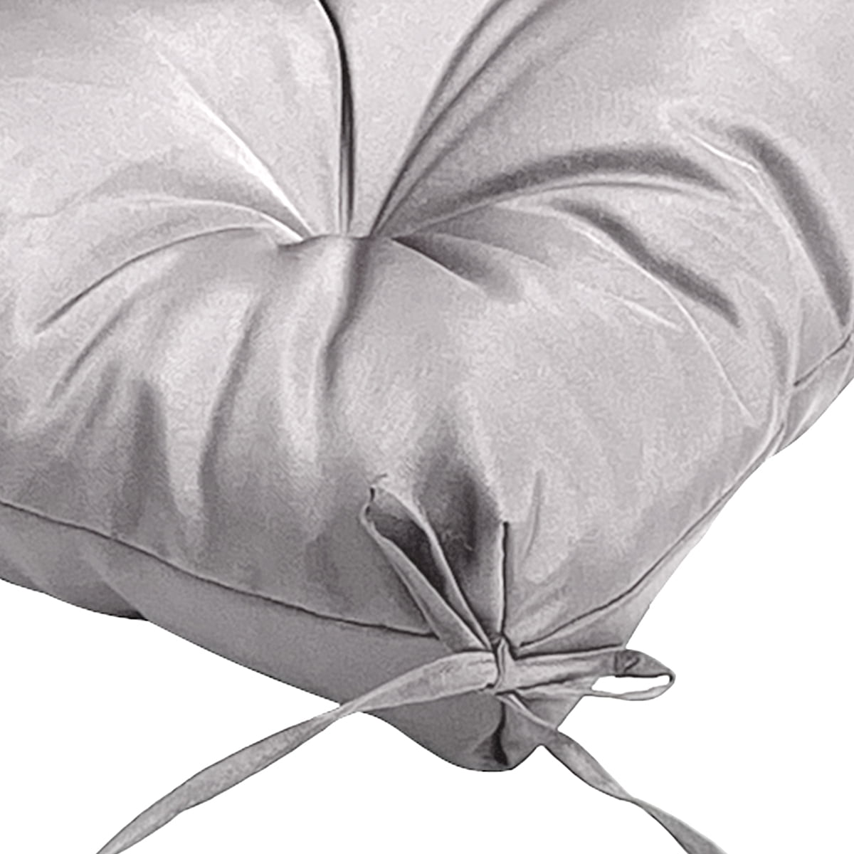 Outdoor Bench Cushion Inlife Swing Chair Cushion Waterproof Sun-Resistant with 8 Nonslip Ties, Light Gray 150cm*100cm