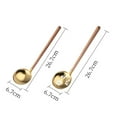 thumbnail image 7 of Travelwant 4Pcs/Set Ladle and Slotted Spoon, Stainless Steel Kitchen Ladle Soup Ladle, Cooking Ladle, Metal Soup Spoon for Cooking, Dishwasher Safe, Easy to Clean, 7 of 7