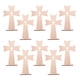 thumbnail image 1 of 10 piezas de adornos de cruz de madera, cruces de madera católicas para manualidades., 1 of 7