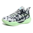 thumbnail image 3 of Bolognifi Fashion Men's Shoes Basketball Sports Training Sneakers Running Fans - WHITE_5.5, 3 of 8