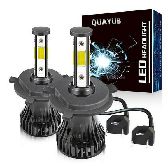 2PCS LED Headlight H4 9003 6000K High/Low Beam Bulbs For 2006-2014 Toyota Yaris