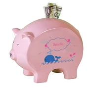 My Bambino Asymmetrical Pig Piggy Banks & Money Jars Pink/Blue