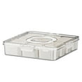 TidBay Food Serving Tray Storage Box with Hidden Handle 12 Grids Design