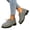 Gray, variant on YOUYEDIAN Loafers for Women Round Toe Fashion Platform Heel Comfy Shoes Slip On Strap Design Casual Shoes